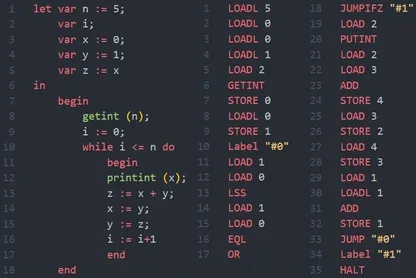 Haskell MT to TAM Compiler